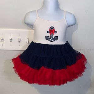 Polka Tots Red White & Blue Nautical Themed Dress ⚓️ MUST SEE!!!